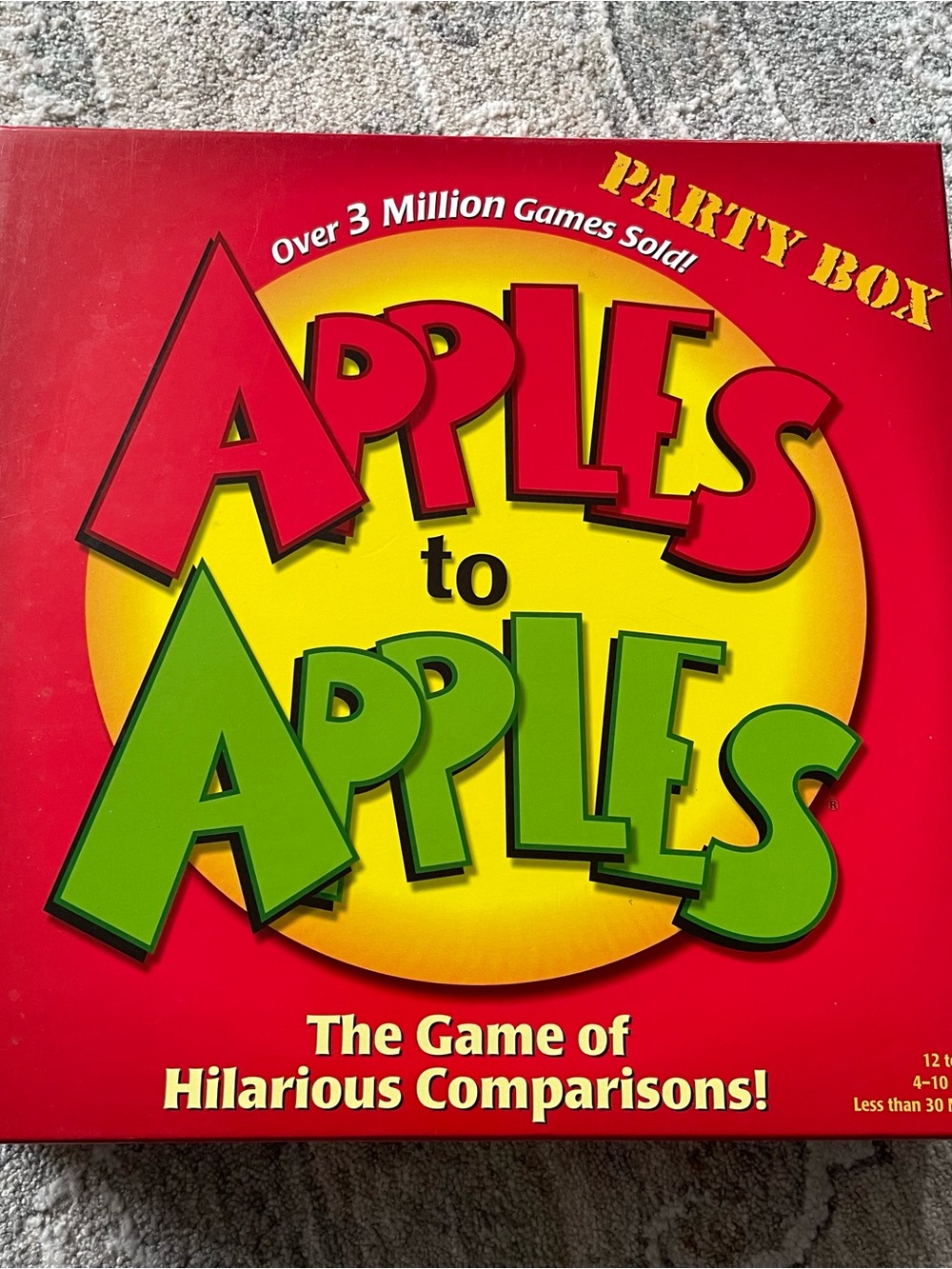 Apples to Apples Party Box